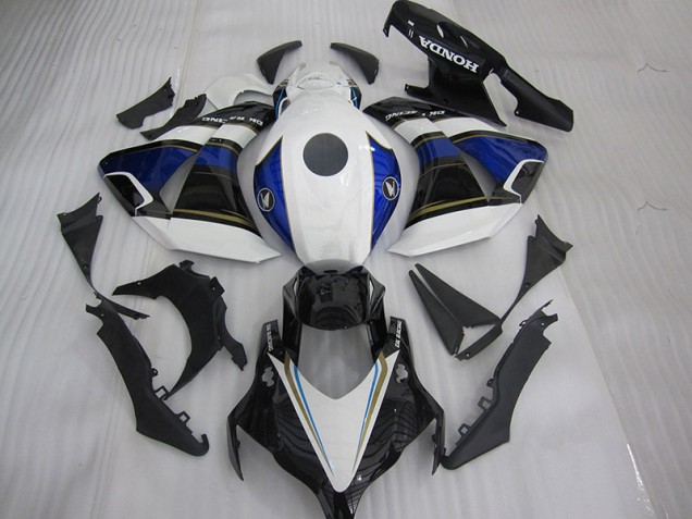 Purchase 2004-2005 Black White Blue Honda CBR1000RR Motorcycle Fairings Kit UK Purchase 2004-2005 Black White Blue Honda CBR1000RR Motorcycle Fairings Kit UK