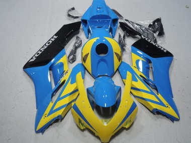 Purchase 2004-2005 Blue Yellow Honda CBR1000RR Motorcycle Fairing Kits UK
