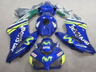 Purchase 2004-2005 Blue Movistar Castrol Honda CBR1000RR Motorbike Fairing UK