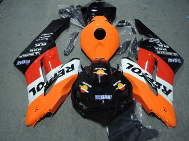 Purchase 2004-2005 Black Orange Repsol Honda CBR1000RR Motor Bike Fairings UK