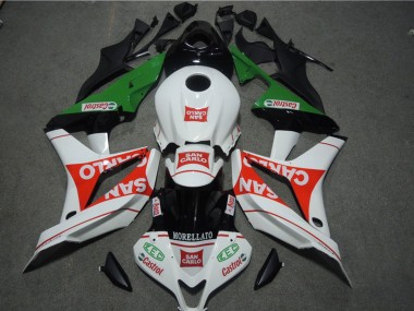Purchase 2004-2005 White Red Green Glossy Black San Carlo Castrol Honda CBR1000RR Motorcycle Fairings UK