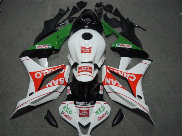 Purchase 2004-2005 White Red Green Glossy Black San Carlo Castrol Honda CBR1000RR Motorcycle Fairings UK
