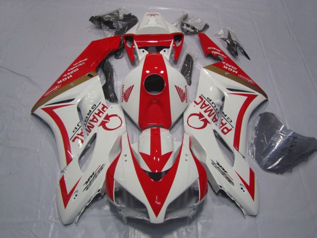 Purchase 2004-2005 White Red Pramac Honda CBR1000RR Motorcycle Fairings UK