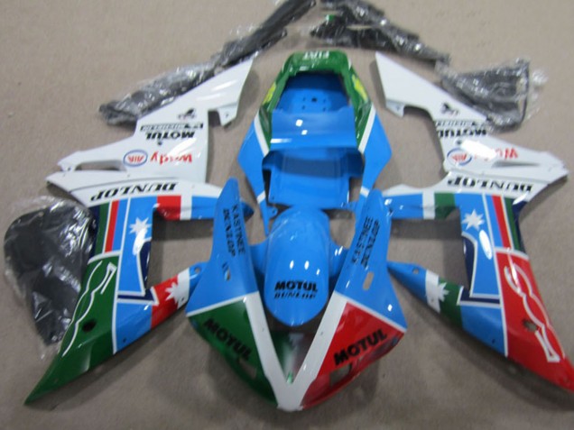 Purchase 2004-2005 White Blue Red Green Motul Honda CBR1000RR Motorcycle Fairing UK