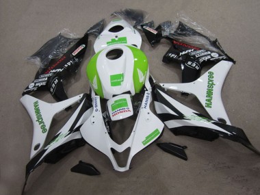 Purchase 2004-2005 White Green Glossy Black Hannspree Honda CBR1000RR Motorcycle Fairings UK