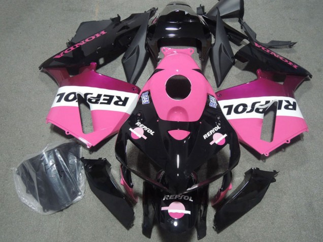Purchase 2004-2005 Pink White Glossy Black Repsol Honda CBR1000RR Motorcycle Fairings UK