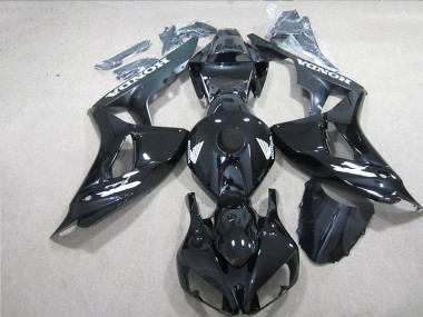 Purchase 2006-2007 Black White Decal Honda CBR1000RR Motorcycle Fairing Kits UK