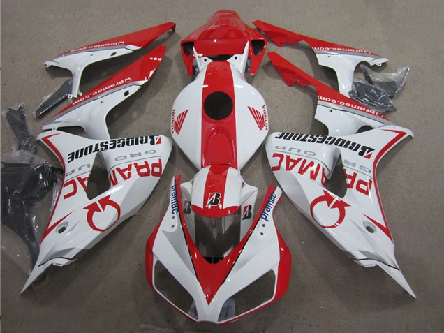 Purchase 2006-2007 White Red PRAMAC Honda CBR1000RR Moto Fairings UK Purchase 2006-2007 White Red PRAMAC Honda CBR1000RR Moto Fairings UK