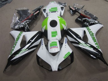 Purchase 2006-2007 White Green Hannspree Honda CBR1000RR Motorcycle Fairing UK