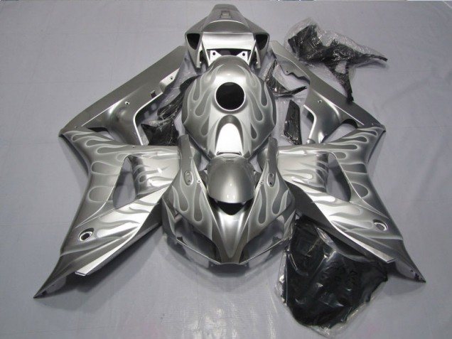 Purchase 2006-2007 Silver Flame Honda CBR1000RR Bike Fairings UK Purchase 2006-2007 Silver Flame Honda CBR1000RR Bike Fairings UK