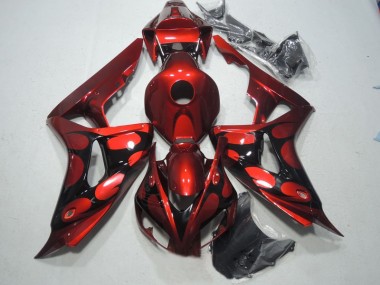 Purchase 2006-2007 Red Black Honda CBR1000RR Bike Fairing Kit UK