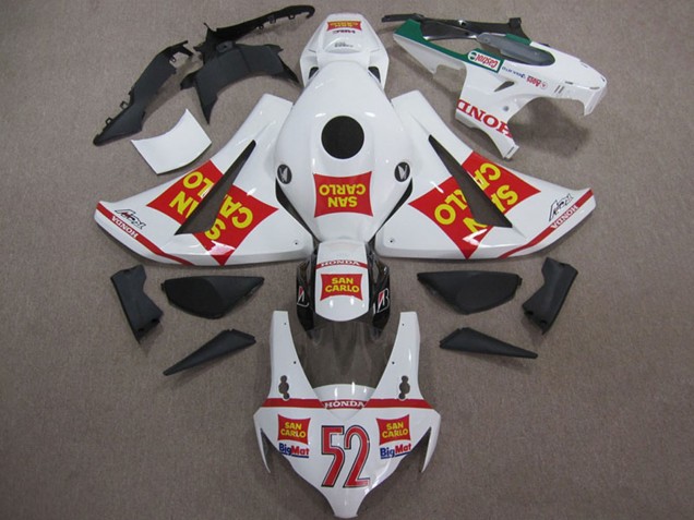 Purchase 2008-2011 White Red Yellow San Carlo 52 Honda CBR1000RR Motorcycle Fairings UK
