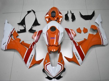 Purchase 2017-2023 White Orange Red HRC Honda CBR1000RR Motorcycle Fairings UK