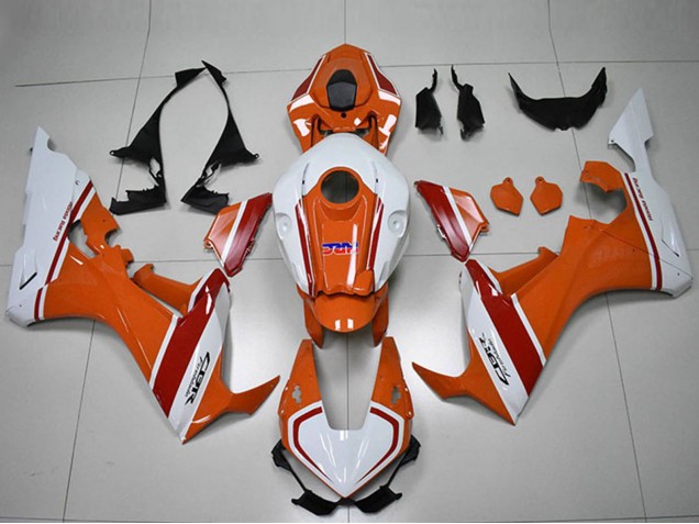 Purchase 2017-2023 White Orange Red HRC Honda CBR1000RR Motorcycle Fairings UK