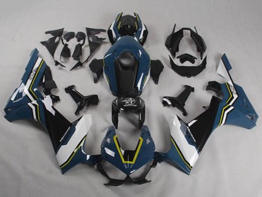 Purchase 2017-2023 Blue White Yellow Glossy Black Shocker Honda CBR1000RR Motorcycle Fairings UK