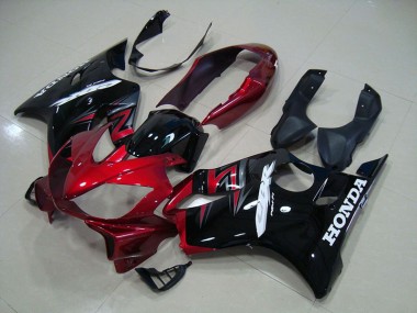 Purchase 2004-2007 Black Red Honda CBR600 F4i Motorcycle Fairing Kit UK