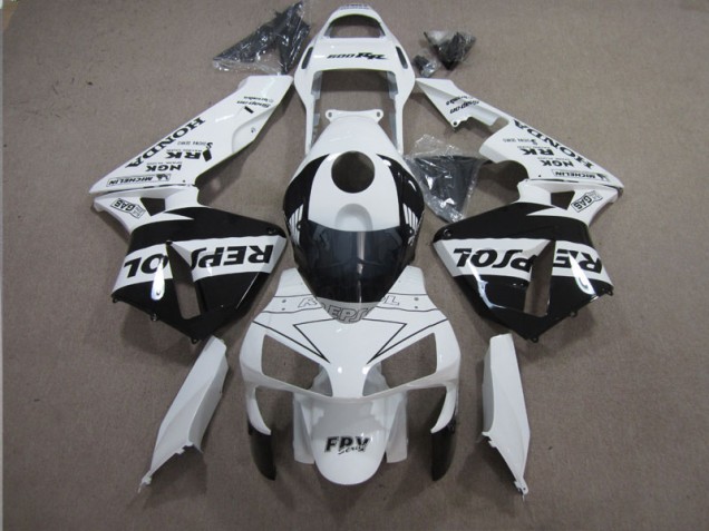 Purchase 2003-2004 White Black Repsol Honda CBR600RR Motorbike Fairing UK Purchase 2003-2004 White Black Repsol Honda CBR600RR Motorbike Fairing UK