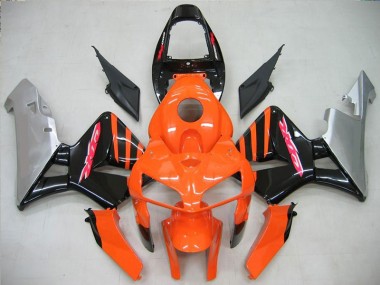 Purchase 2005-2006 Orange Black Honda CBR600RR Motorcycle Fairing UK