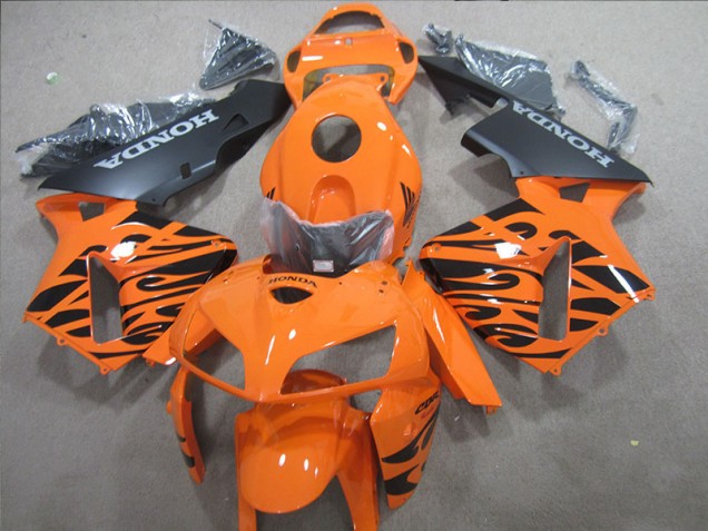Purchase 2005-2006 Orange Black Honda CBR600RR Motorbike Fairings UK Purchase 2005-2006 Orange Black Honda CBR600RR Motorbike Fairings UK