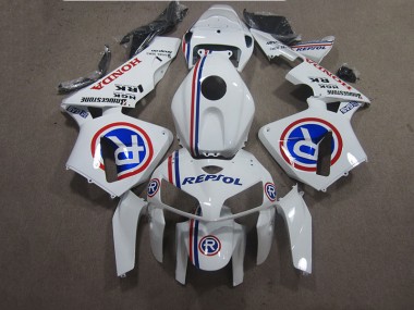 Purchase 2005-2006 White Blue Repsol Honda CBR600RR Bike Fairing Kit UK