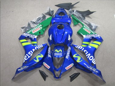 Purchase 2007-2008 Blue White Movistar Honda CBR600RR Bike Fairing UK