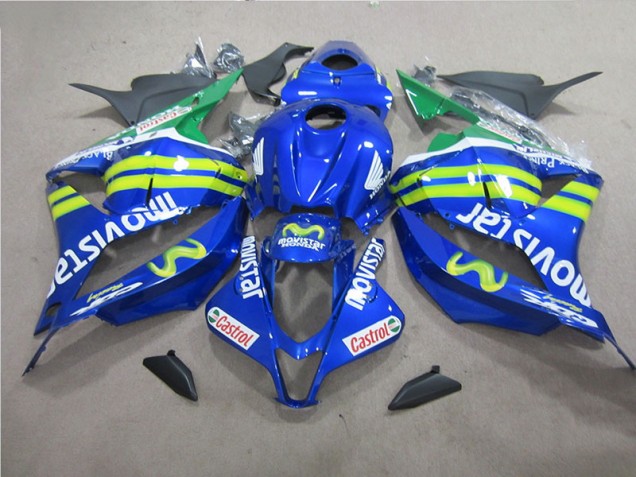 Purchase 2009-2012 Blue White Movistar Honda CBR600RR Bike Fairings UK Purchase 2009-2012 Blue White Movistar Honda CBR600RR Bike Fairings UK