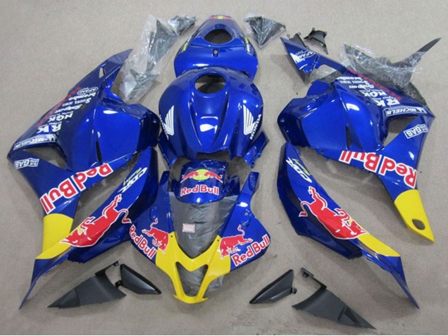 Purchase 2009-2012 Blue Yellow Red Bull Honda CBR600RR Motorcycle Fairings UK