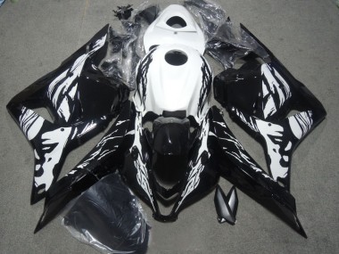 Purchase 2009-2012 Black White Honda CBR600RR Motorbike Fairing Kits UK