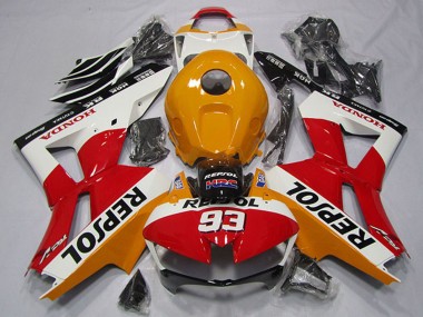 Purchase 2013-2023 Orange White Red Glossy Black Repsol 93 Honda CBR600RR Motorcycle Fairing UK