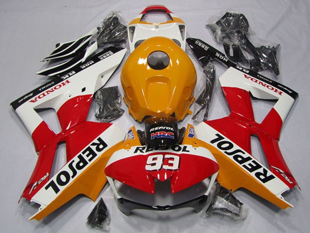 Purchase 2013-2023 Orange White Red Glossy Black Repsol 93 Honda CBR600RR Motorcycle Fairing UK