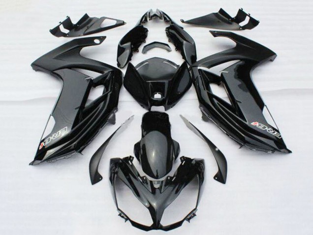 Purchase 2012-2014 Glossy Black with Decal Kawasaki ER6F Motorcycle Fairings UK