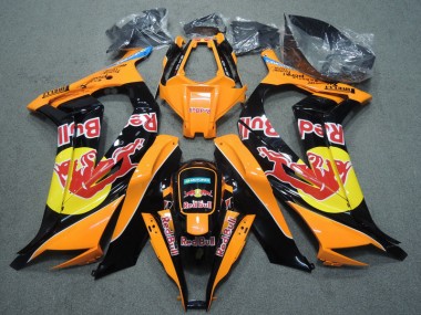 Purchase 2011-2015 Black Orange Red Bull Kawasaki ZX10R Replacement Fairings UK