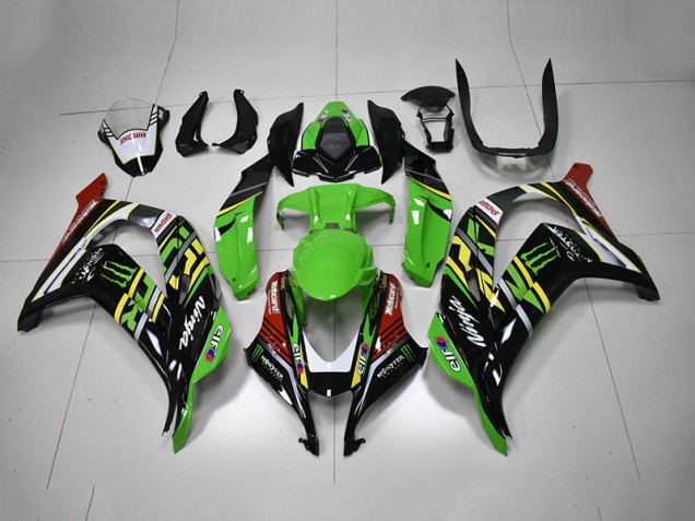 Purchase 2016-2019 Green Black Red Ninja Monster Kawasaki ZX10R Motorbike Fairings UK Purchase 2016-2019 Green Black Red Ninja Monster Kawasaki ZX10R Motorbike Fairings UK