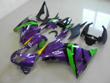 Purchase 2008-2012 Purple EVA Racing Kawasaki ZX250R Bike Fairing UK
