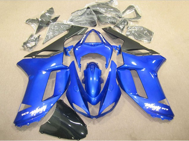 Purchase 2007-2008 Blue Ninja 636 Kawasaki ZX6R Motorcycle Fairings UK