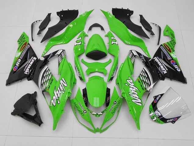 Purchase 2013-2018 Green Black 11 Kawasaki ZX6R Bike Fairing UK Purchase 2013-2018 Green Black 11 Kawasaki ZX6R Bike Fairing UK