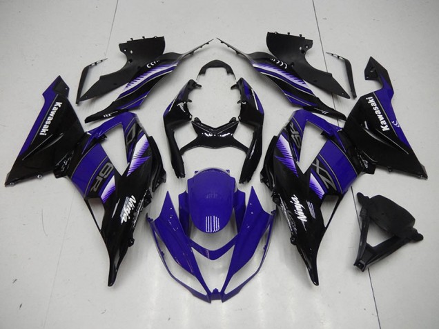 Purchase 2013-2018 Black Blue Kawasaki ZX6R Motorbike Fairing UK Purchase 2013-2018 Black Blue Kawasaki ZX6R Motorbike Fairing UK