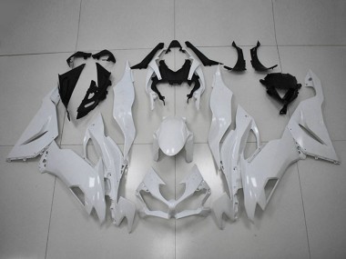 Purchase 2019-2022 White Kawasaki ZX6R Motorcycle Fairings UK