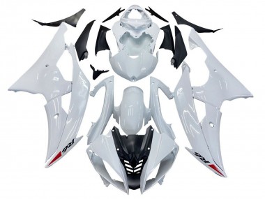 Purchase 2008-2016 Glossy White Yamaha YZF R6 Motorcycle Fairing Kits UK