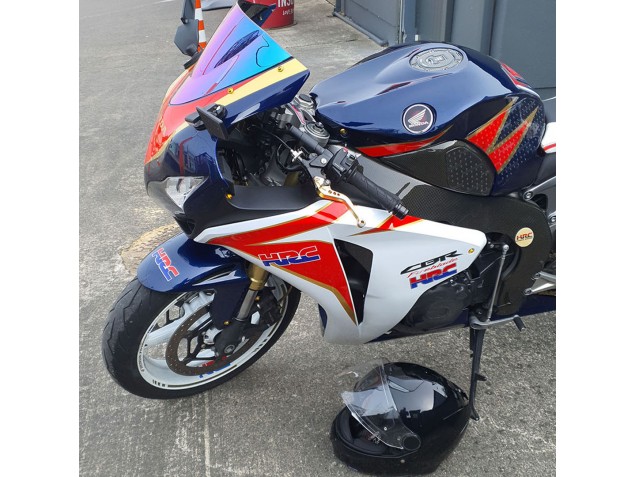 Purchase 2008-2011 White Red Blue HRC Honda CBR1000RR Motorcycle Fairings UK
