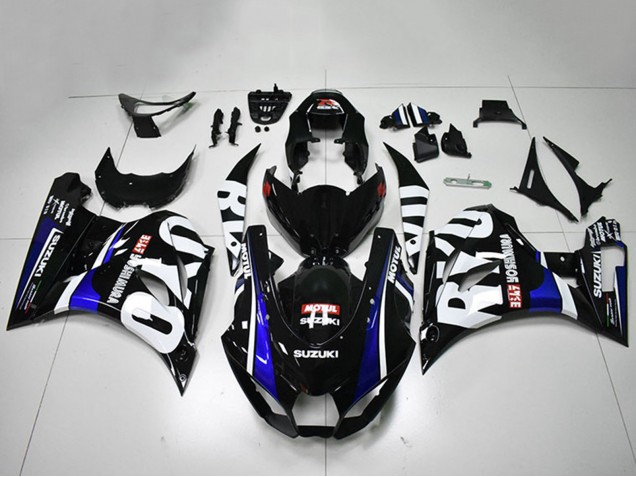 Purchase 2017-2024 Black White Blue Motul Suzuki GSXR 1000 Motorcycle Fairings UK