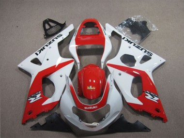 Purchase 2003-2004 Red White Suzuki GSXR1000 Motorcycle Fairings UK