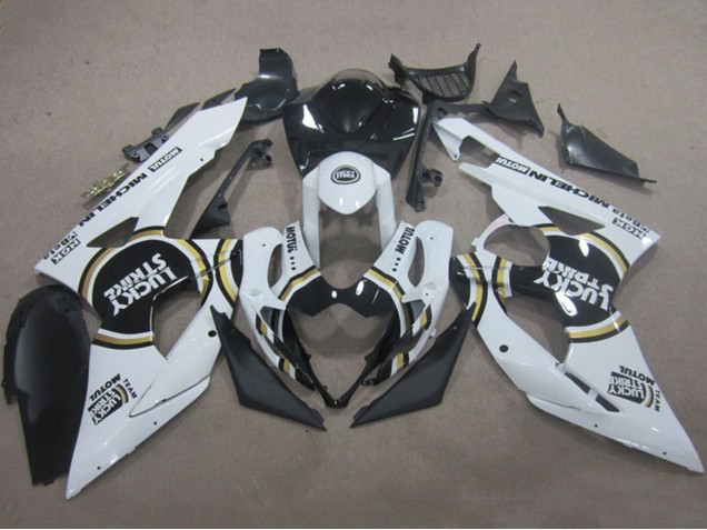 Purchase 2005-2006 White Black Lucky Strike Motul Suzuki GSXR 1000 Motorcycle Fairings UK