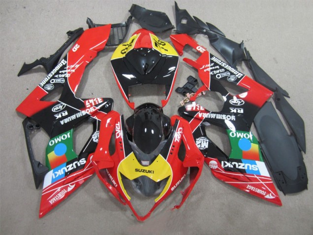 Purchase 2005-2006 Black Red Yellow Suzuki GSXR1000 Bike Fairings UK Purchase 2005-2006 Black Red Yellow Suzuki GSXR1000 Bike Fairings UK