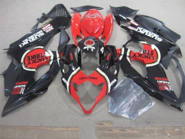 Purchase 2005-2006 Black Lucky Strike Red Motul Suzuki GSXR1000 Motorbike Fairing UK
