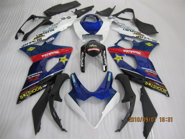 Purchase 2005-2006 Blue Black Rockstar Suzuki GSXR1000 Replacement Motorcycle Fairings UK