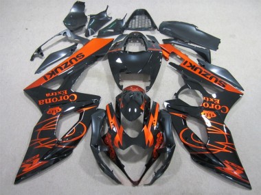 Purchase 2005-2006 Black Orange Corona Extra Suzuki GSXR1000 Replacement Fairings UK