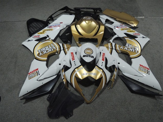 Purchase 2005-2006 White Gold Lucky Strike Motul Suzuki GSXR1000 Motor Fairings UK Purchase 2005-2006 White Gold Lucky Strike Motul Suzuki GSXR1000 Motor Fairings UK