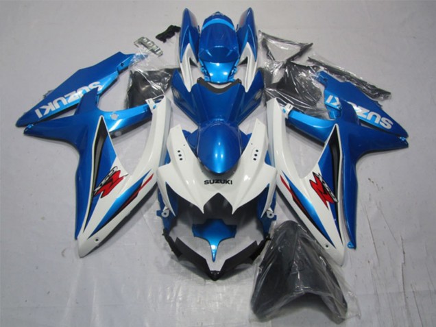 Purchase 2007-2008 White Blue Red Suzuki GSXR 1000 Motorcycle Fairing UK