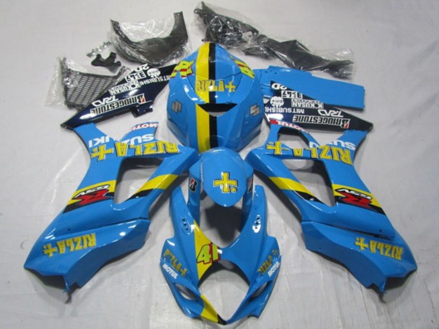Purchase 2007-2008 Blue Yellow Black Rizla 41 Suzuki GSXR 1000 Motorcycle Fairings UK